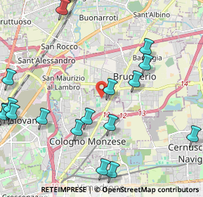 Mappa Via delle Camelie, 20093 Cologno Monzese MI, Italia (2.848)