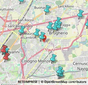 Mappa Via delle Camelie, 20093 Cologno Monzese MI, Italia (2.712)