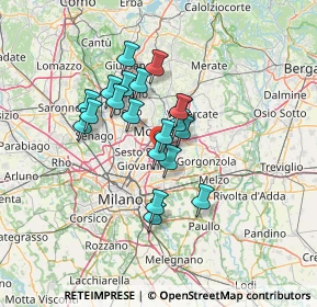 Mappa Via delle Camelie, 20093 Cologno Monzese MI, Italia (10.1925)