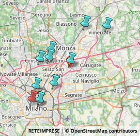 Mappa Via delle Camelie, 20093 Cologno Monzese MI, Italia (7.98273)