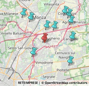 Mappa Via delle Camelie, 20093 Cologno Monzese MI, Italia (4.20273)