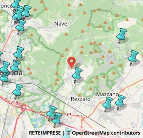 Mappa Via Seminario, 25082 Botticino BS, Italia (6.8345)
