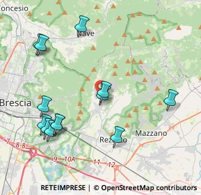 Mappa Via Seminario, 25082 Botticino BS, Italia (4.41077)