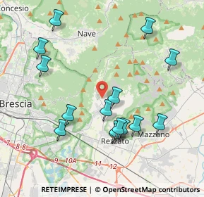 Mappa Via Seminario, 25082 Botticino BS, Italia (4.11133)