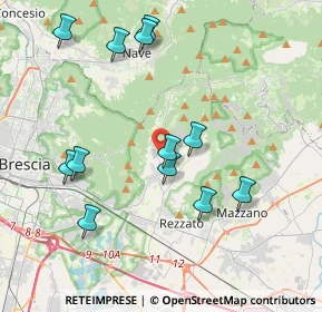 Mappa Via Seminario, 25082 Botticino BS, Italia (4.06417)