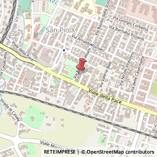 Mappa Via Ramiro Fabiani, 10, 36100 Vicenza, Vicenza (Veneto)