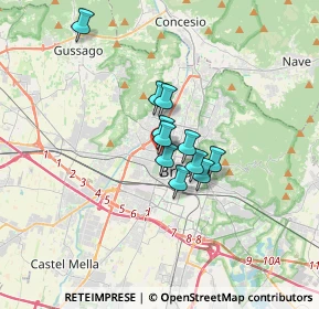 Mappa Via Giosuè Carducci, 25126 Brescia BS, Italia (2.06182)