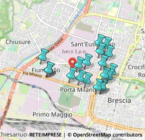 Mappa Via Giosuè Carducci, 25126 Brescia BS, Italia (0.7425)