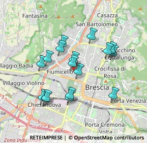 Mappa Via Giosuè Carducci, 25126 Brescia BS, Italia (1.61118)