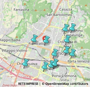 Mappa Via Giosuè Carducci, 25126 Brescia BS, Italia (1.97)
