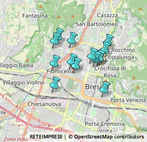 Mappa Via Giosuè Carducci, 25126 Brescia BS, Italia (1.27429)