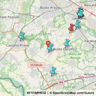 Mappa Piazza del Pettirosso, 20020 Arconate MI, Italia (5.70818)