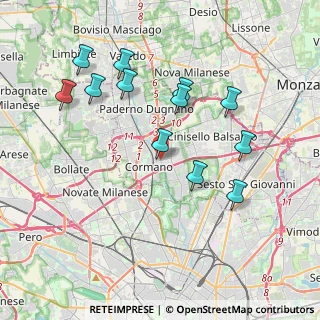 Mappa Viale Guglielmo Marconi, 20095 Cusano Milanino MI, Italia (3.89)