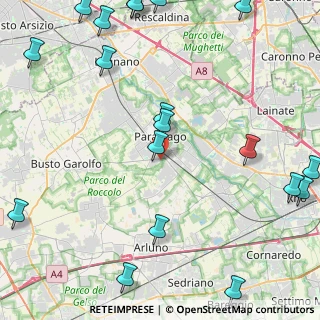 Mappa Via Arduino, 20015 Parabiago MI, Italia (6.519)