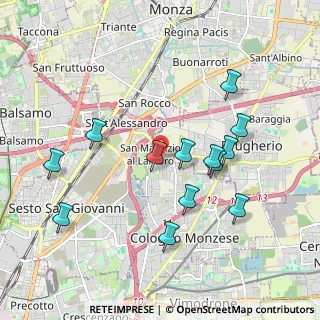 Mappa Via della Repubblica, 20093 Cologno Monzese MI, Italia (1.91846)