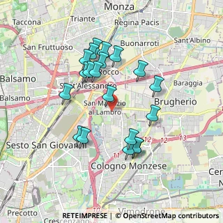 Mappa Via della Repubblica, 20093 Cologno Monzese MI, Italia (1.686)