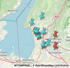 Mappa Via Molini, 37011 Bardolino VR, Italia (5.34929)