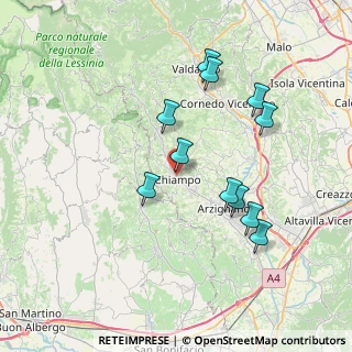 Mappa Piazza Papa Giovanni XXIII, 36072 Chiampo VI, Italia (7.07455)