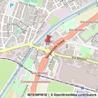 Mappa Via Milano, 164 / C, 25124 Brescia, Brescia (Lombardia)