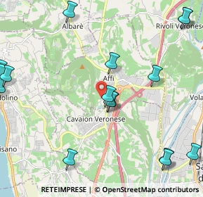 Mappa Via Villabella, 37010 Cavaion Veronese VR, Italia (2.94412)