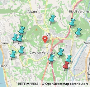 Mappa Via Villabella, 37010 Cavaion Veronese VR, Italia (2.41833)