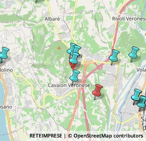 Mappa Via Villabella, 37010 Cavaion Veronese VR, Italia (2.63429)