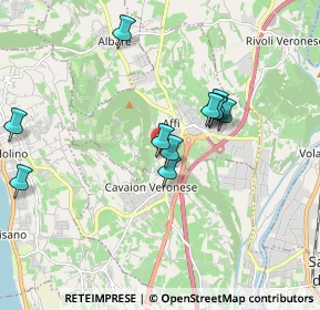 Mappa Via Villabella, 37010 Cavaion Veronese VR, Italia (1.66727)