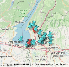 Mappa Via Villabella, 37010 Cavaion Veronese VR, Italia (11.1715)