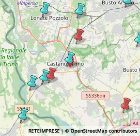 Mappa Via Caboto, 20022 Castano Primo MI, Italia (5.70083)