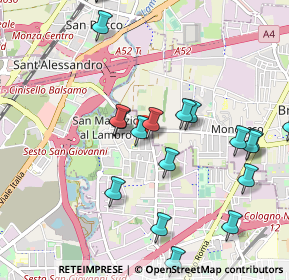 Mappa Via Armando Diaz, 20093 Cologno Monzese MI, Italia (1.169)