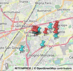 Mappa Via Armando Diaz, 20093 Cologno Monzese MI, Italia (1.13)