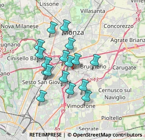 Mappa Via Armando Diaz, 20093 Cologno Monzese MI, Italia (2.87)