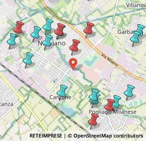 Mappa Via El Alamein, 20014 Nerviano MI, Italia (1.305)