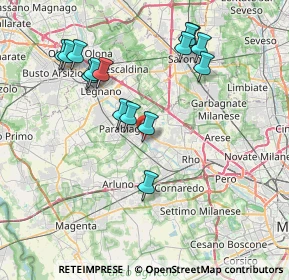 Mappa Via El Alamein, 20014 Nerviano MI, Italia (7.79667)