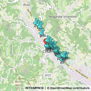 Mappa Via Merloni Madre Clelia, 36072 Chiampo VI, Italia (0.6105)