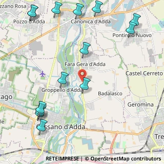 Mappa Via A. Crespi, 24045 Fara Gera d'Adda BG, Italia (2.96286)