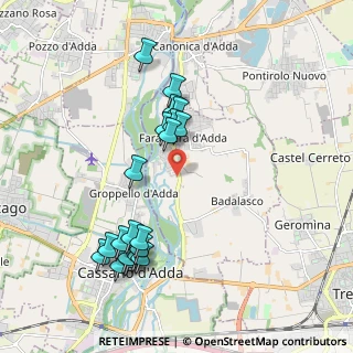 Mappa Via A. Crespi, 24045 Fara Gera d'Adda BG, Italia (1.984)
