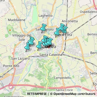 Mappa Contra della Catena, 36100 Vicenza VI, Italia (1.00786)