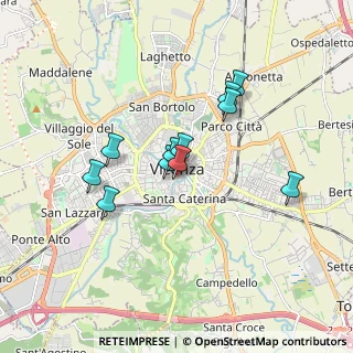 Mappa Contra della Catena, 36100 Vicenza VI, Italia (1.39545)