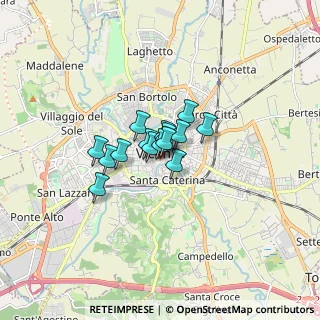 Mappa Contra della Catena, 36100 Vicenza VI, Italia (0.806)