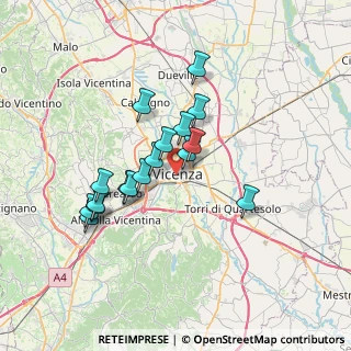Mappa Contrà Camillo Benso Cavour, 36100 Vicenza VI, Italia (5.94059)