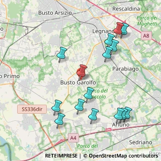 Mappa Via Giuseppe Mazzini, 20038 Busto Garolfo MI, Italia (4.464)