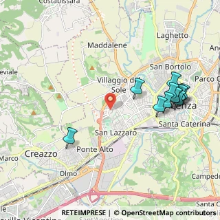 Mappa Via Giovanni Lanza, 36100 Vicenza VI, Italia (2.26)