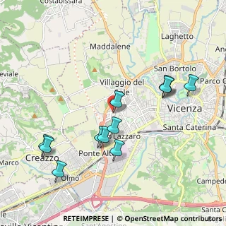 Mappa Via Giovanni Lanza, 36100 Vicenza VI, Italia (2.03333)