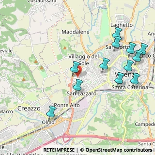 Mappa Via Giovanni Lanza, 36100 Vicenza VI, Italia (2.38917)