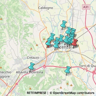 Mappa Via Giovanni Lanza, 36100 Vicenza VI, Italia (3.37412)