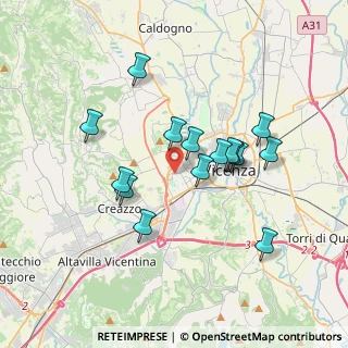 Mappa Via Giovanni Lanza, 36100 Vicenza VI, Italia (3.158)