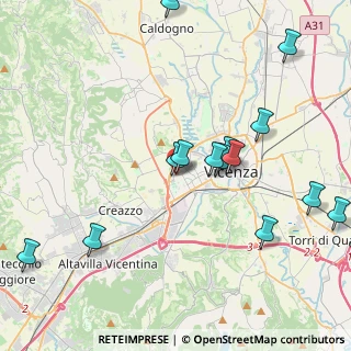 Mappa Via Giovanni Lanza, 36100 Vicenza VI, Italia (4.86867)