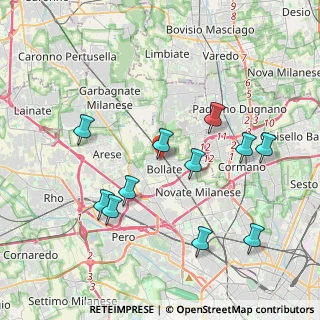 Mappa Via Martiri di Marzabotto, 20021 Bollate MI, Italia (4.00727)
