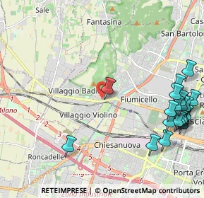 Mappa Via Valcamonica, 25126 Brescia BS, Italia (2.8355)
